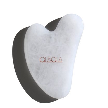 White jade facial gua sha by CLAGLA.